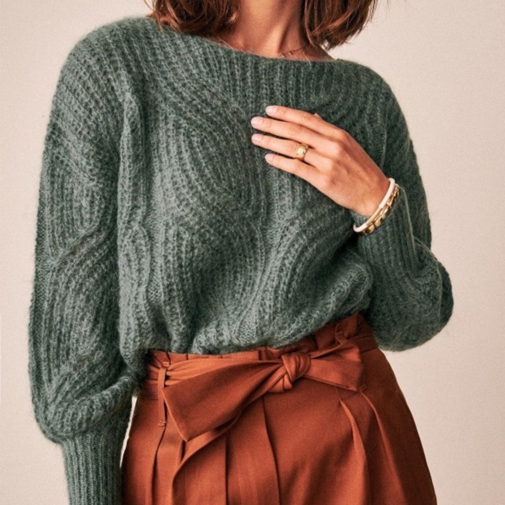 *SOLD* Sézane Gisele Jumper in Sage